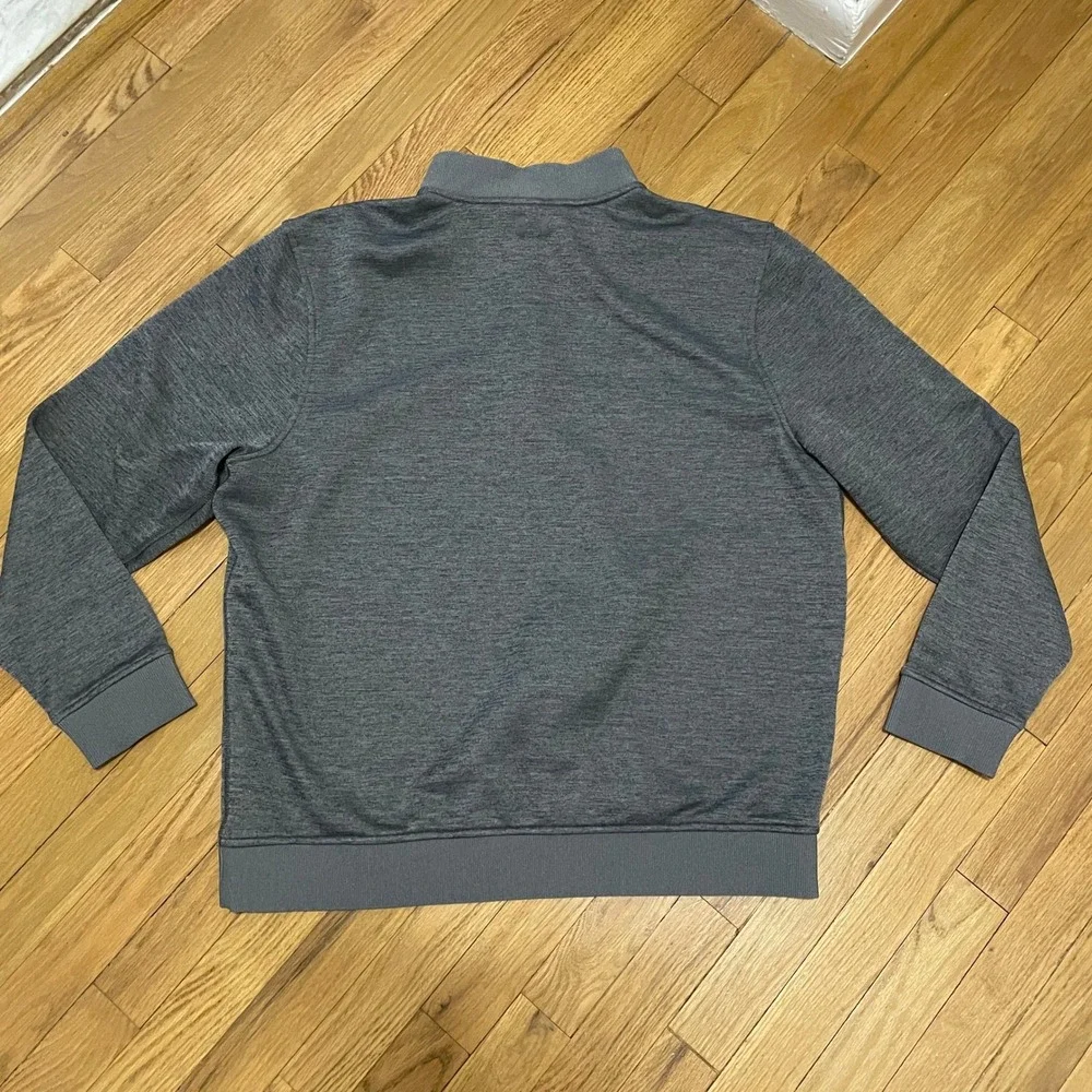 Under Armour ColdGear Men's XL‎ Quarter Zip Pullover Heather Grey Loose Fit